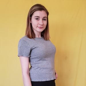 Short grey shirt